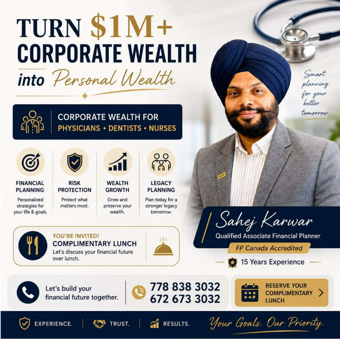 Complimentary lunch event invitation for physicians, dentists, and nurses