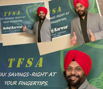 Dr Sahej Karwar at a TFSA tax savings event